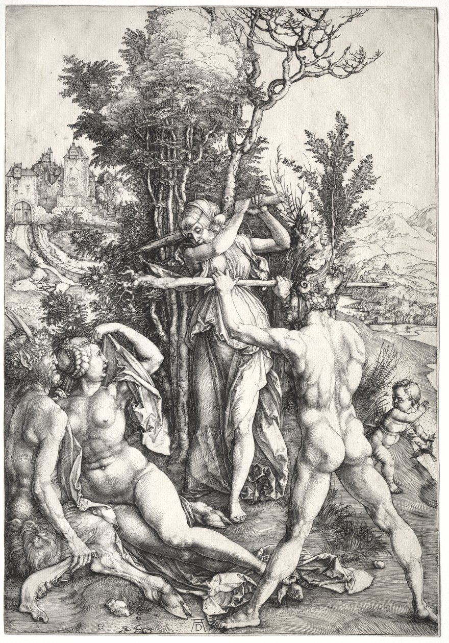 Herkules na rozdrożu autorstwa Albrecht Dürer