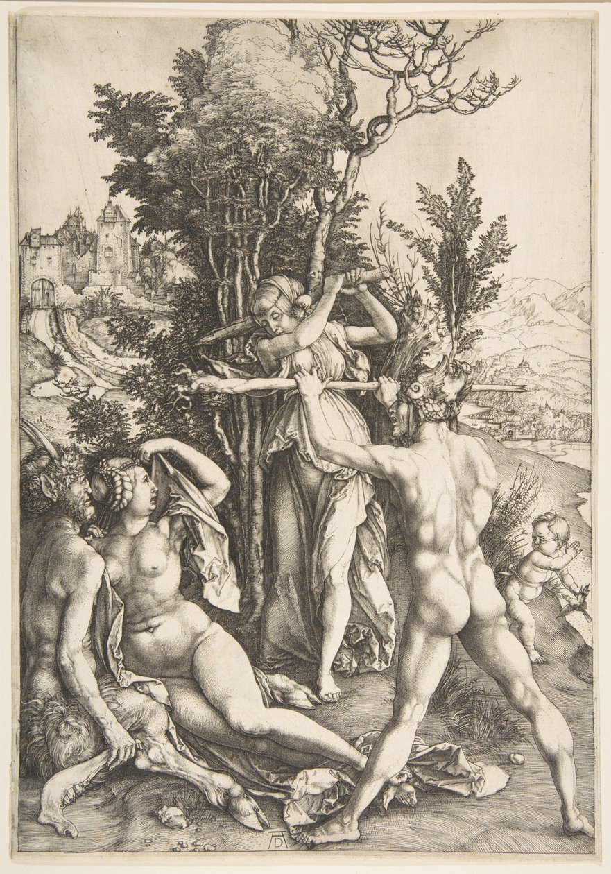 Herkules na rozdrożu autorstwa Albrecht Dürer
