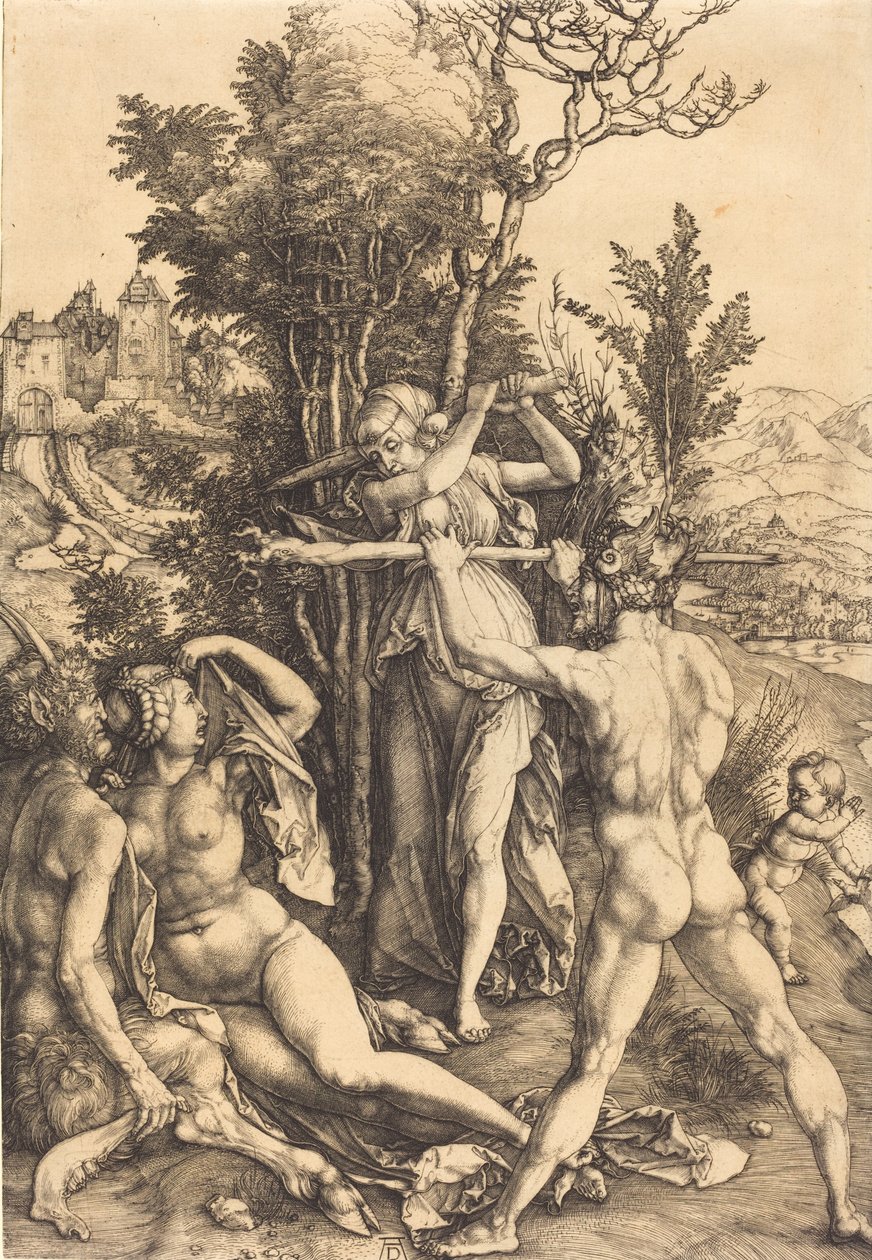 Herkules na rozdrożu, 14981499. autorstwa Albrecht Dürer