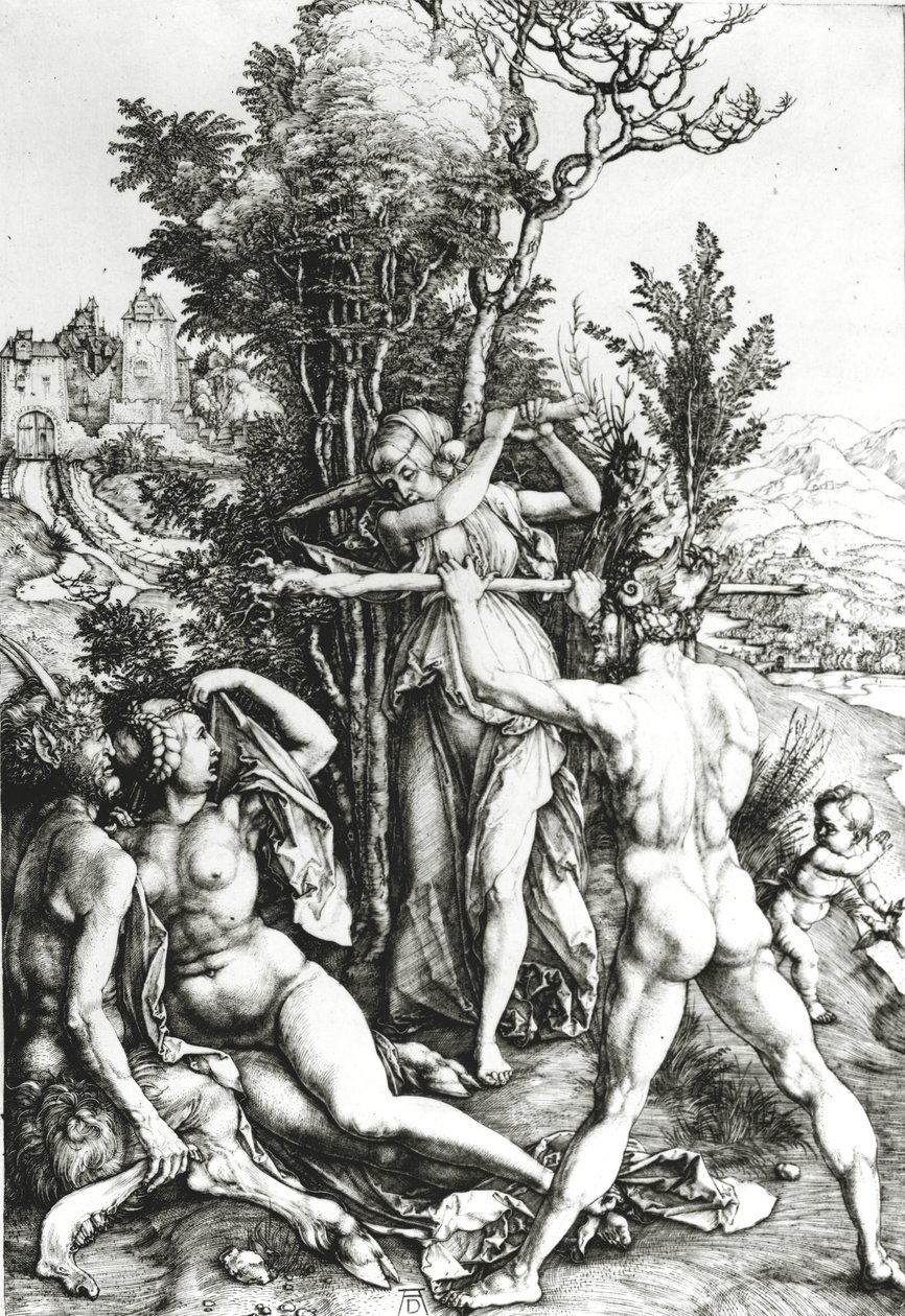 Herkules na rozdrożu, 1498 autorstwa Albrecht Dürer