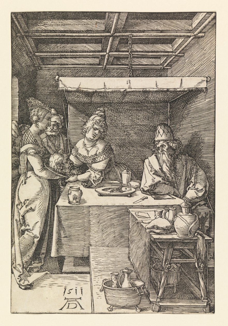 Herodiada z głową Jana Chrzciciela autorstwa Albrecht Dürer