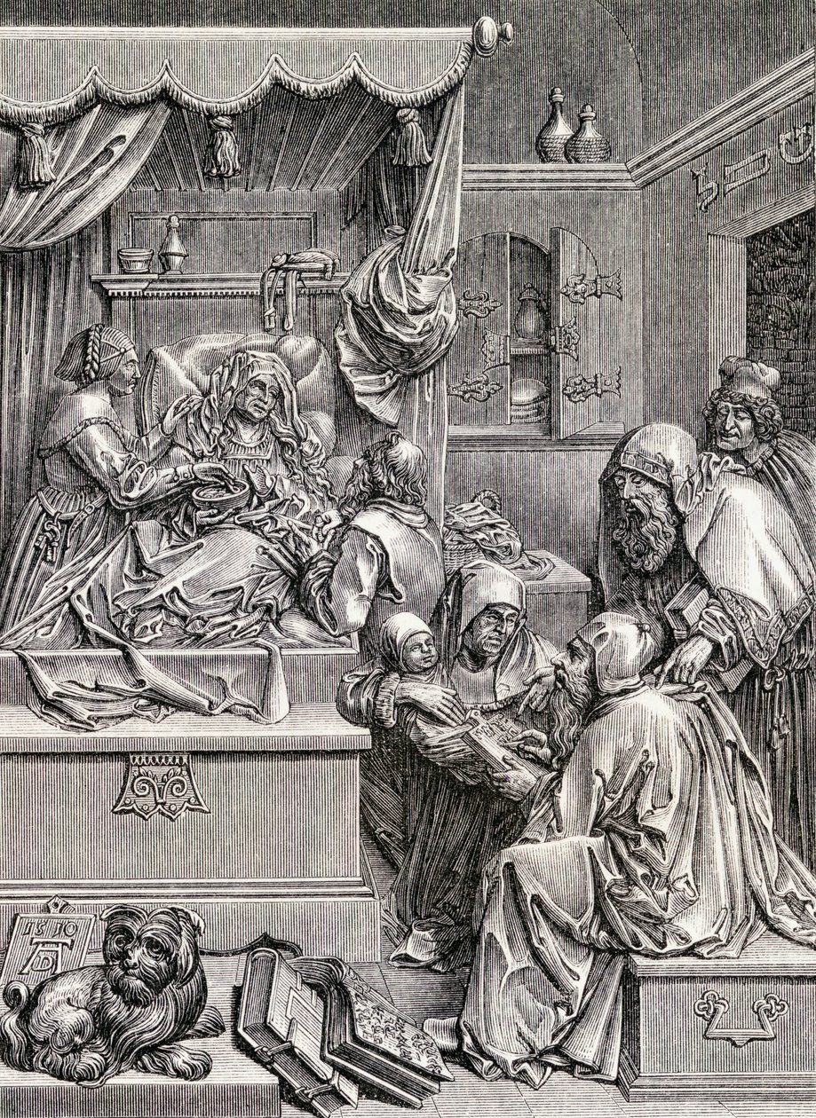 د سینټ جان د زیږیدنې عالي ریلیف مجسمه ، 1855 پولی autorstwa Albrecht Dürer