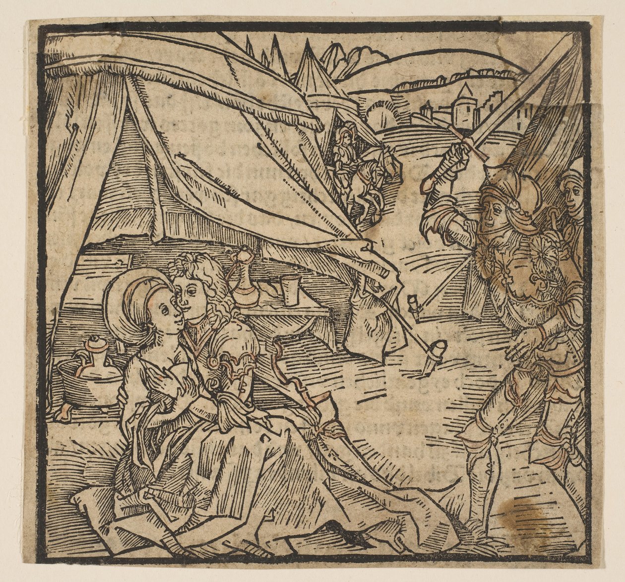 Ilustracja z Ritter von Turn, 1493.n.d. autorstwa Albrecht Dürer