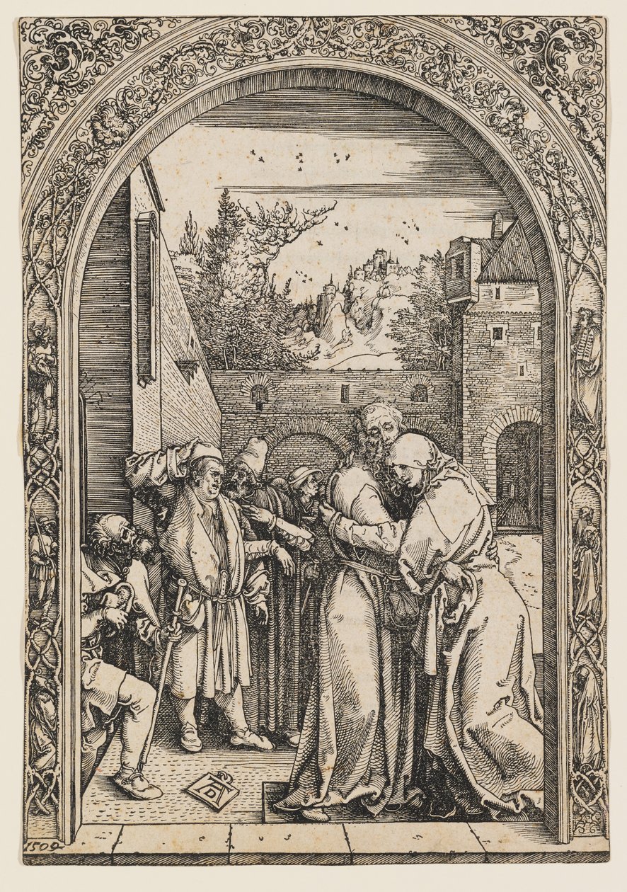 Joachim i Anna przy Złotej Bramie autorstwa Albrecht Dürer