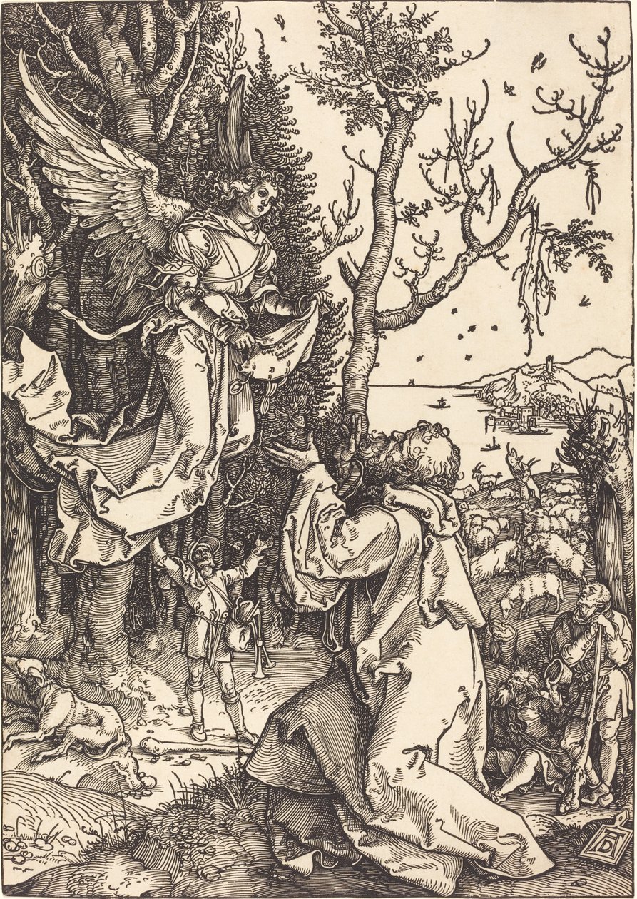 Joachim i Anioł autorstwa Albrecht Dürer