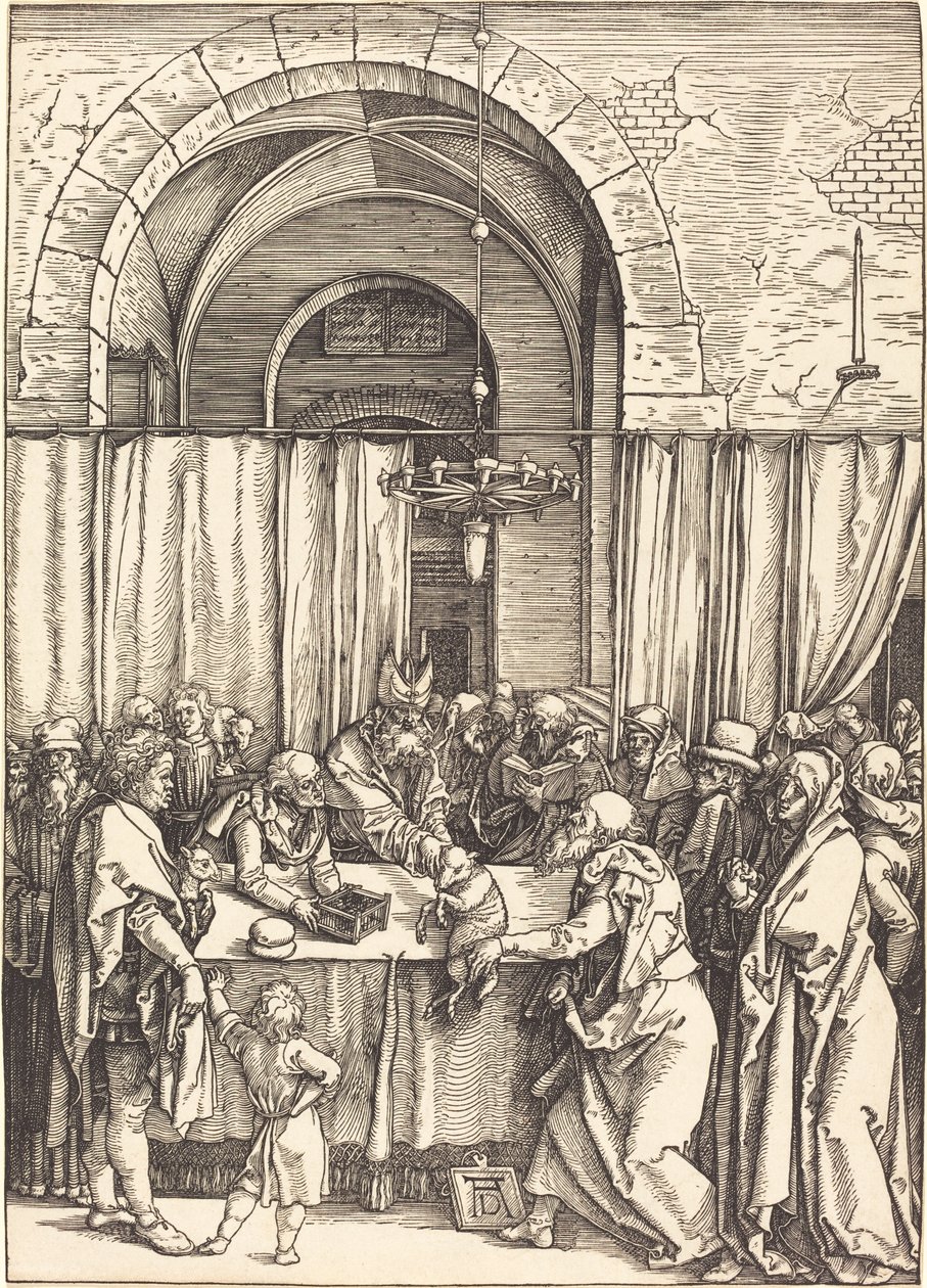 Odrzucenie ofiary Joachima autorstwa Albrecht Dürer