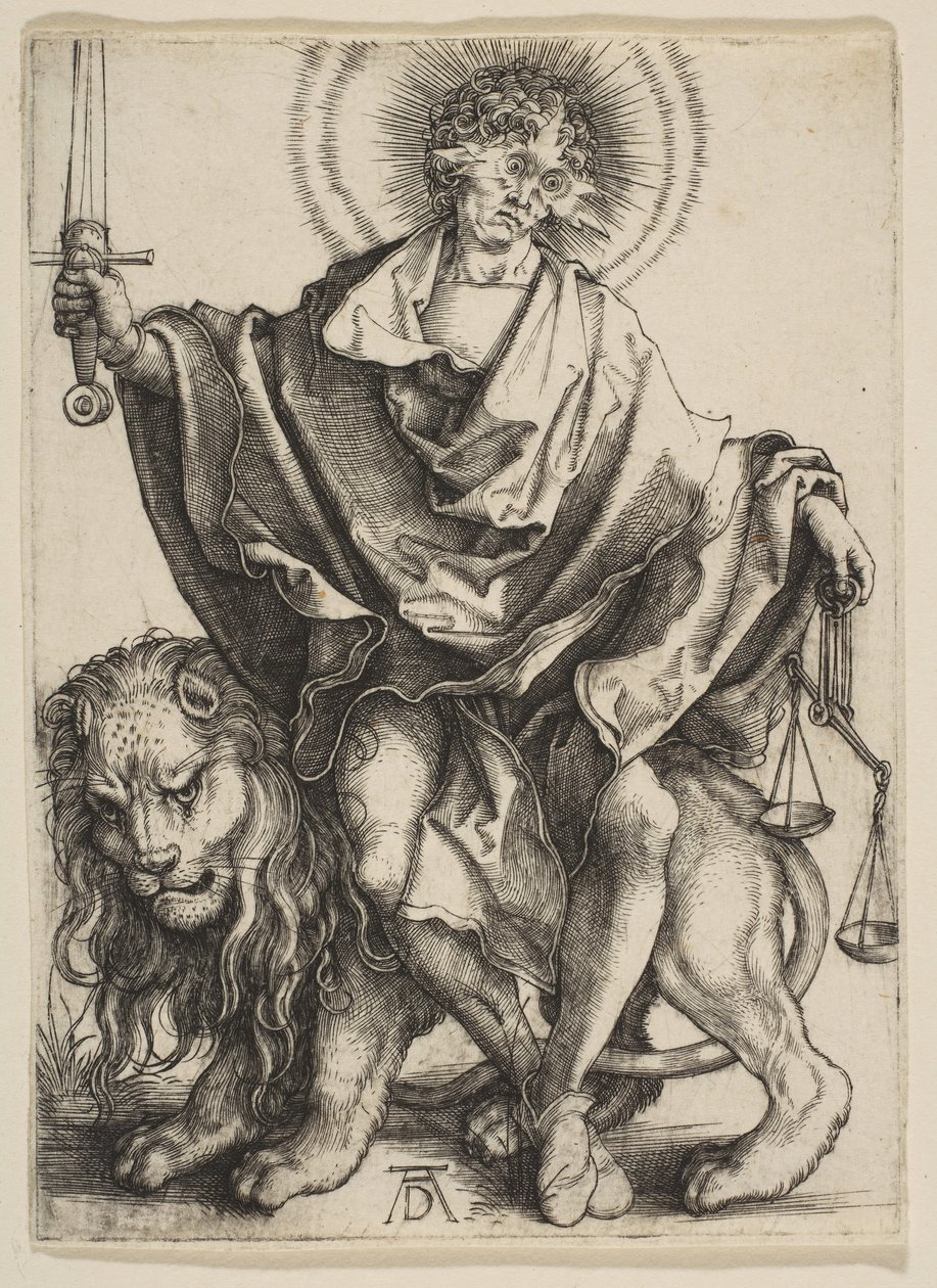 Sprawiedliwość, ca. 1499. autorstwa Albrecht Dürer