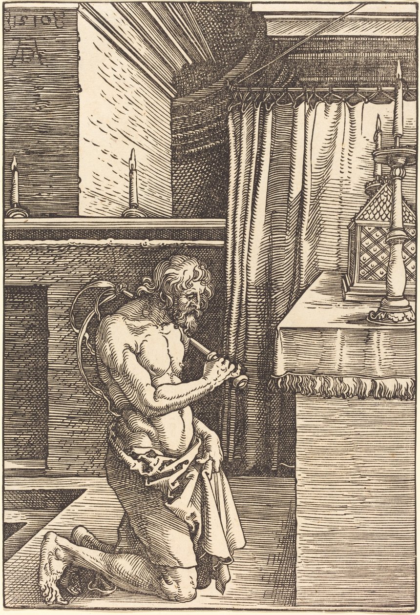 Król Dawid czyni pokutę autorstwa Albrecht Dürer