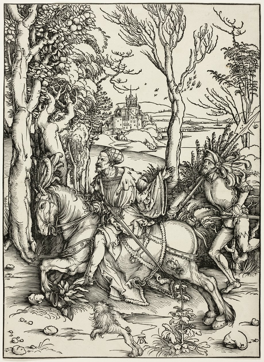 Rycerz i Landsknecht autorstwa Albrecht Dürer