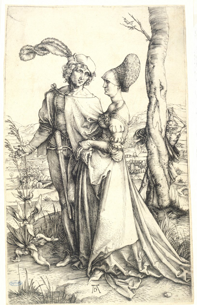 Spacer (Bartsch 94) autorstwa Albrecht Dürer
