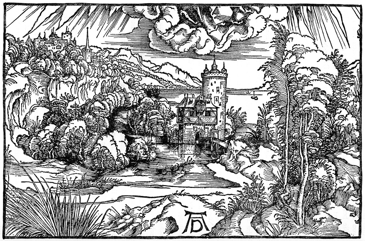 Krajobraz, 1498, 1936 autorstwa Albrecht Dürer