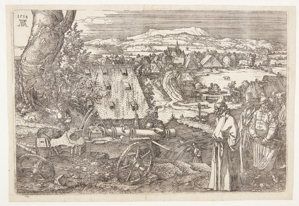 Krajobraz z kanonem autorstwa Albrecht Dürer