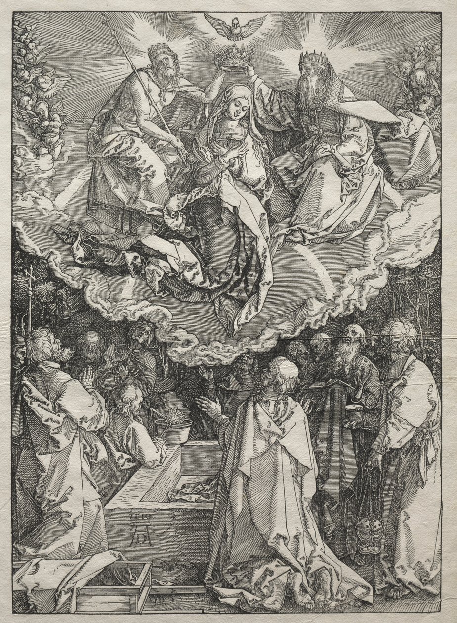 Życie Dziewicy: Wniebowzięcie Najświętszej Maryi Panny, 1504-1505. autorstwa Albrecht Dürer