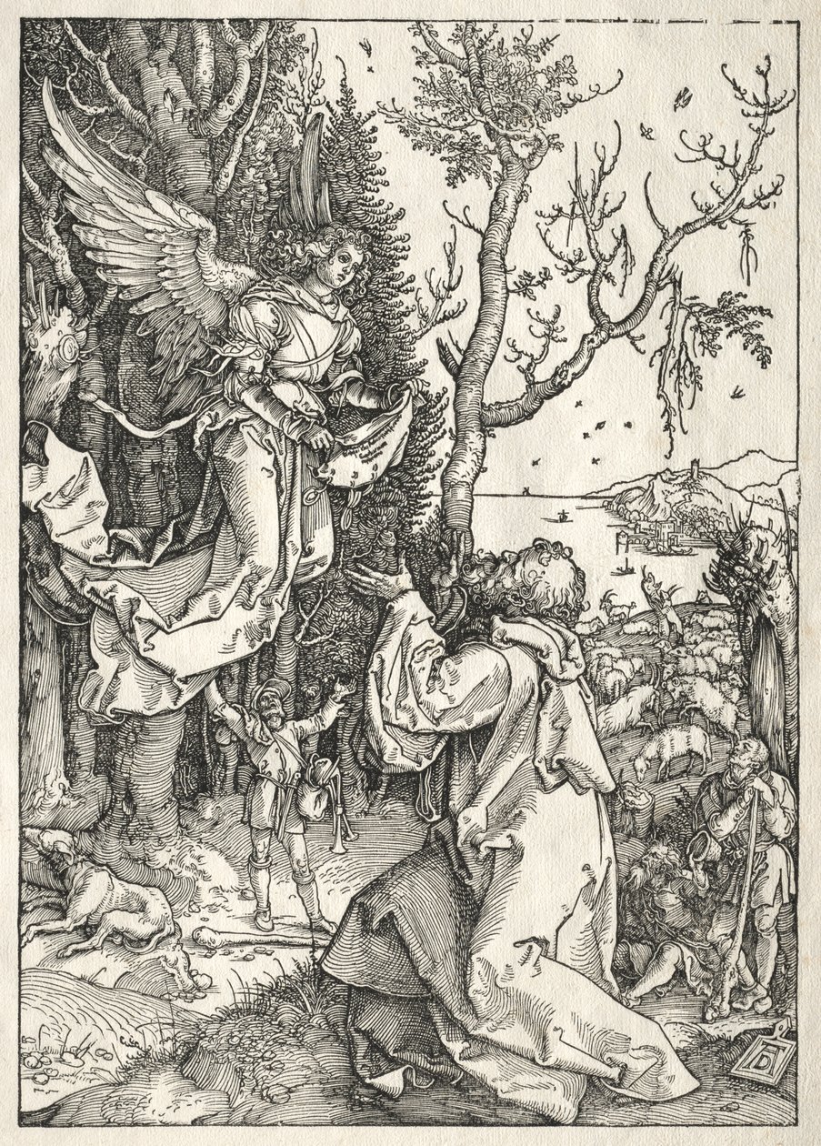 Życie Dziewicy: Joachim i Anioł, ok. 1930 1504. autorstwa Albrecht Dürer