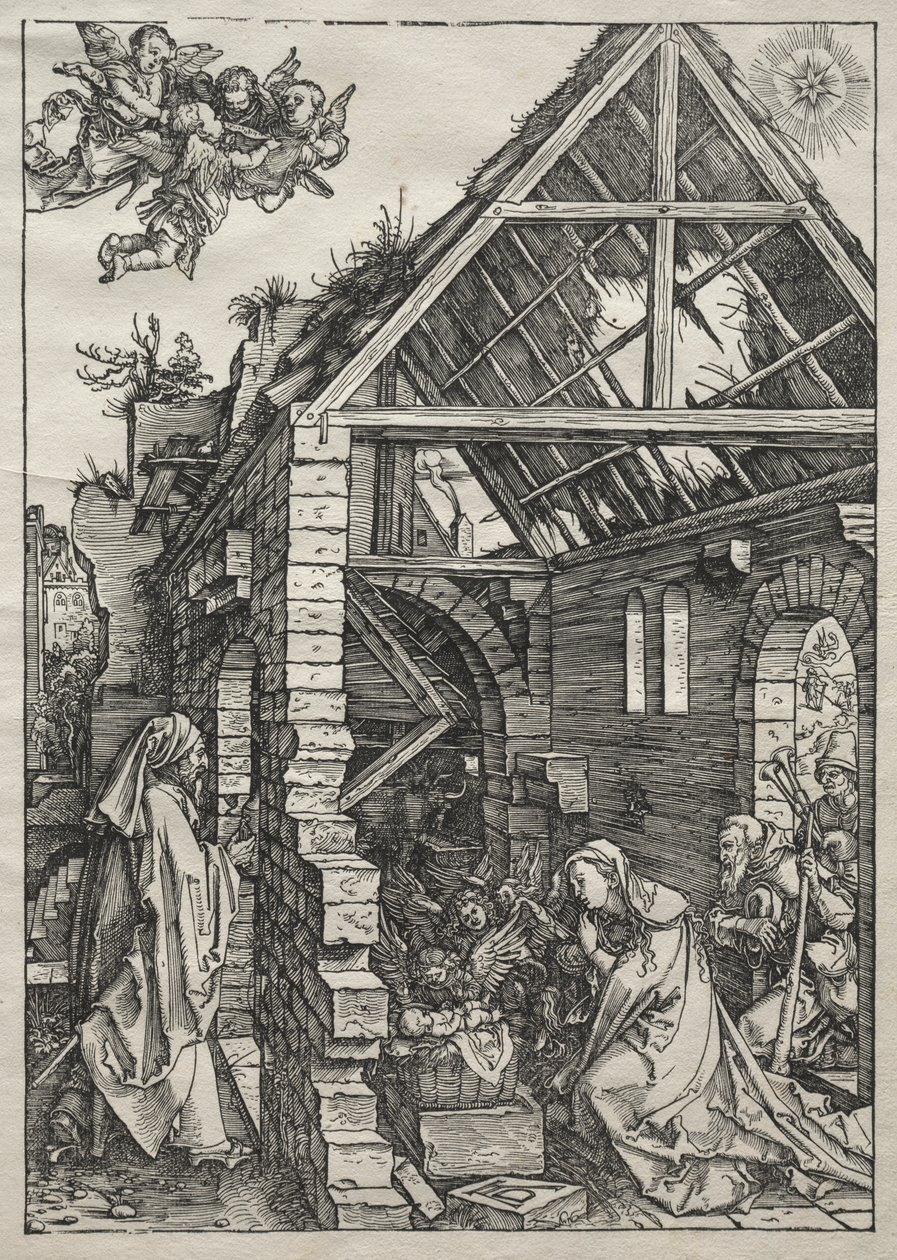 Życie Dziewicy: Narodzenia autorstwa Albrecht Dürer
