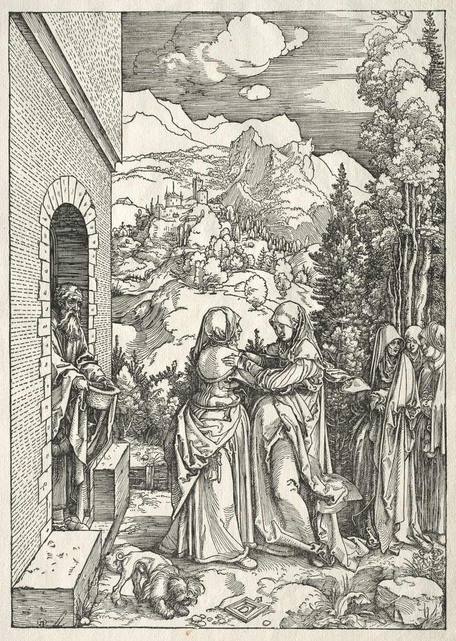 Życie Dziewicy: Nawiedzenie autorstwa Albrecht Dürer
