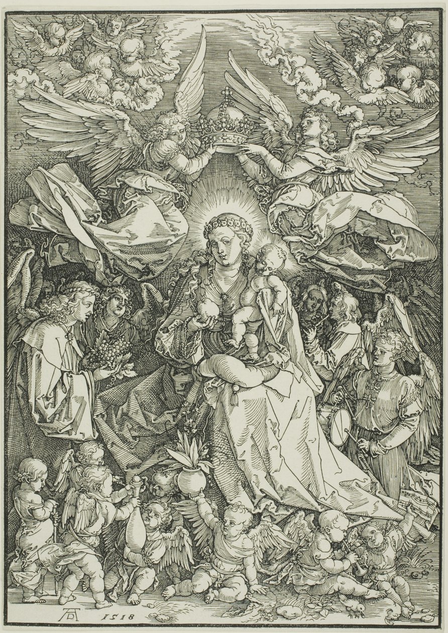 Madonna Królowa Aniołów autorstwa Albrecht Dürer