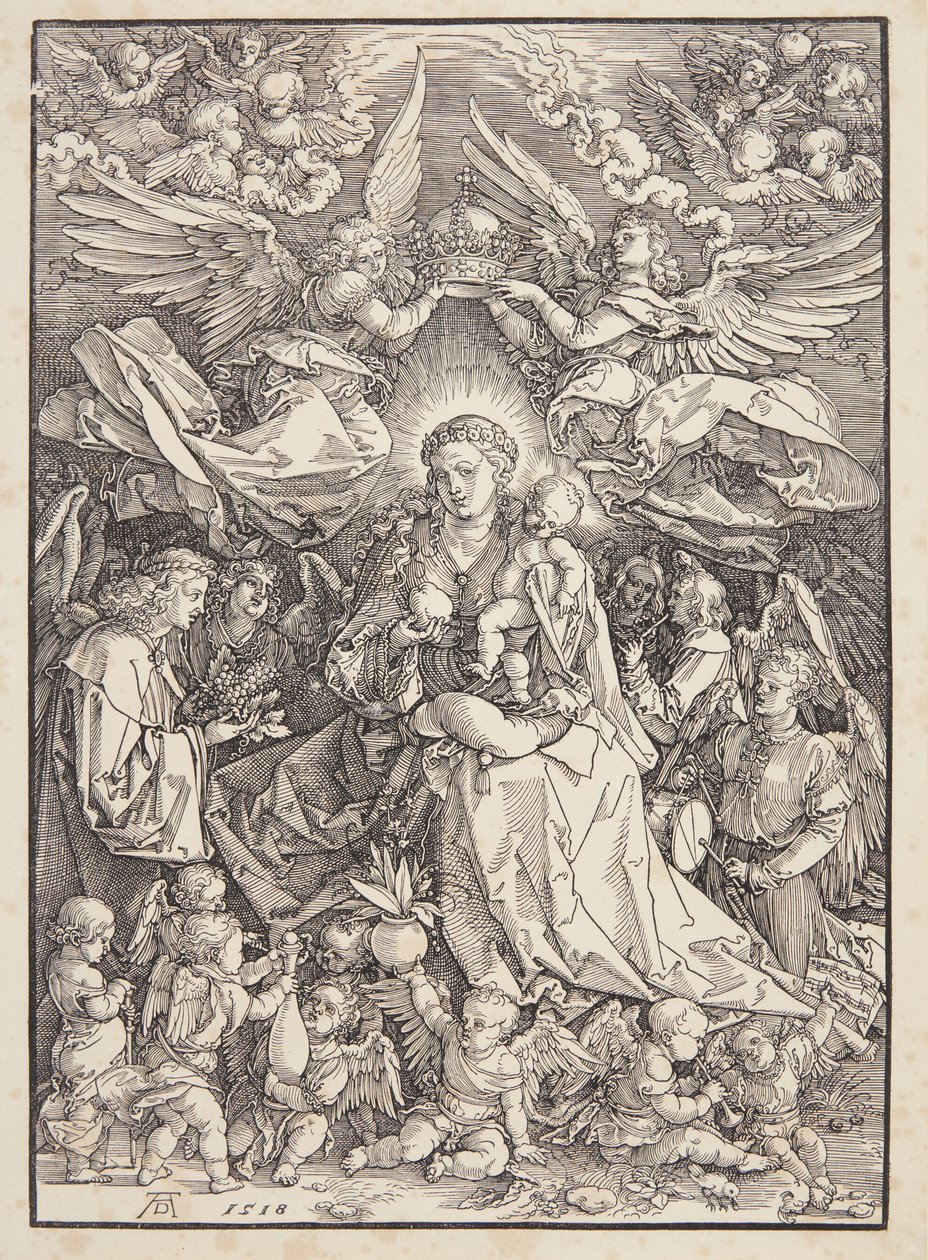 Madonna Królowa aniołów autorstwa Albrecht Dürer