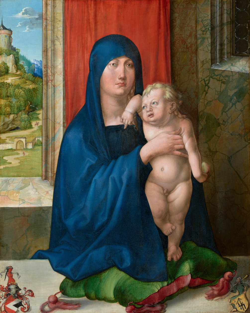 Madonna z Dzieciątkiem [awers] autorstwa Albrecht Dürer