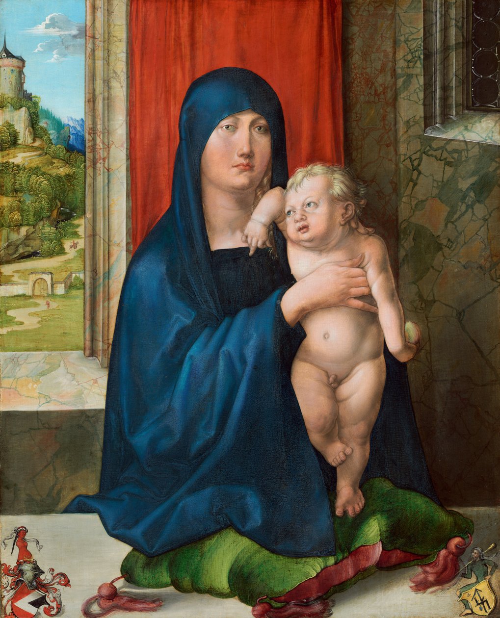 Madonna z Dzieciątkiem [awers], ok. 1930 14961499. autorstwa Albrecht Dürer
