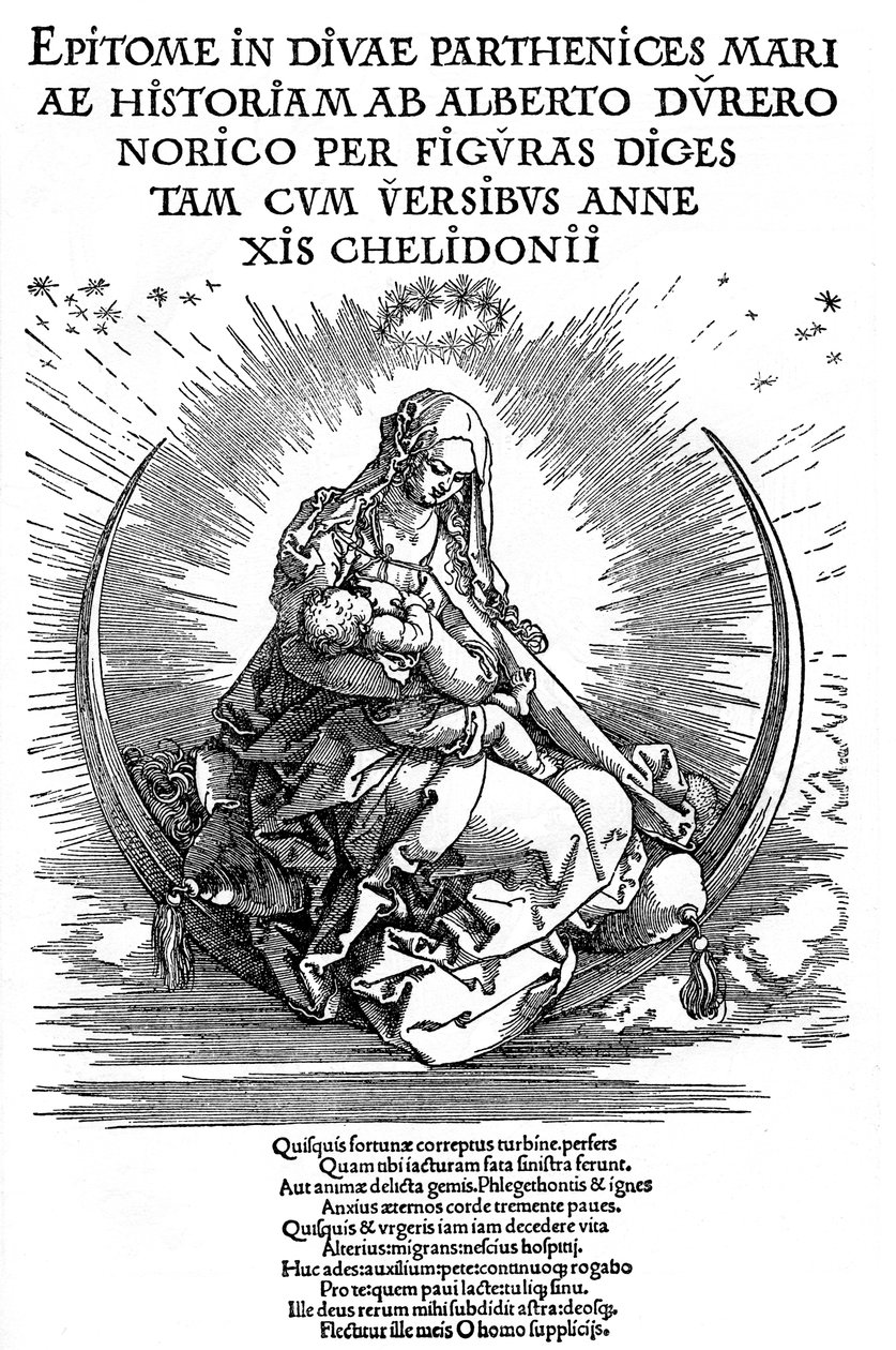 Madonna jako Karmiąca Matka i Boska Istota, 1511, 1936 autorstwa Albrecht Dürer