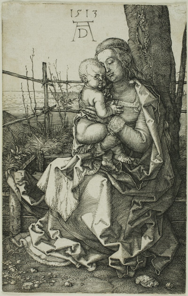 Madonna przy drzewie autorstwa Albrecht Dürer