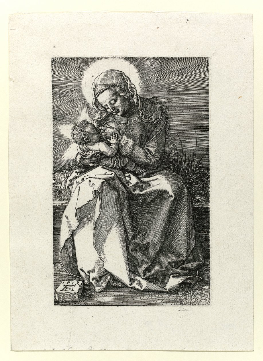 Madonna karmiąca Dzieciątko, 1519 autorstwa Albrecht Dürer