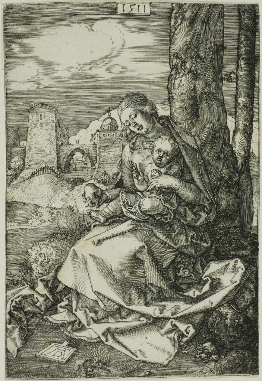 Madonna z gruszką autorstwa Albrecht Dürer