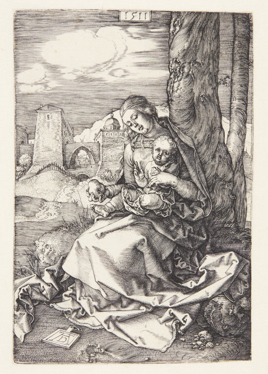 Madonna z gruszką autorstwa Albrecht Dürer