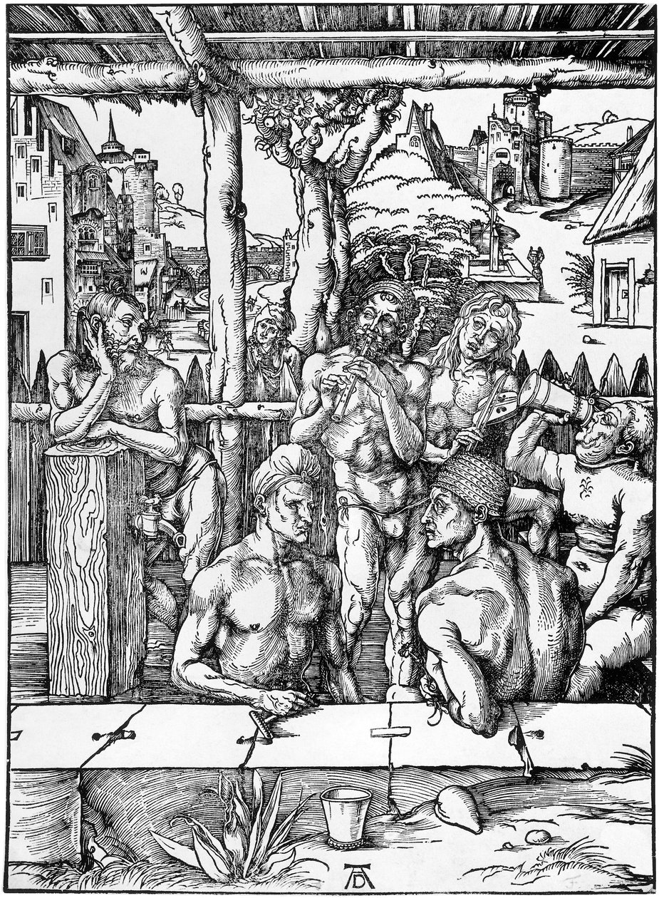 Łazienka dla mężczyzn autorstwa Albrecht Dürer