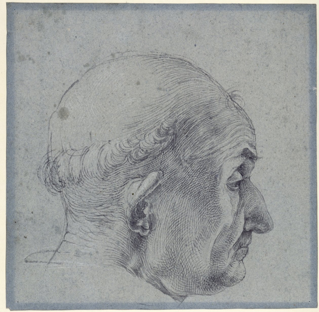 Męska głowa z profilu autorstwa Albrecht Dürer