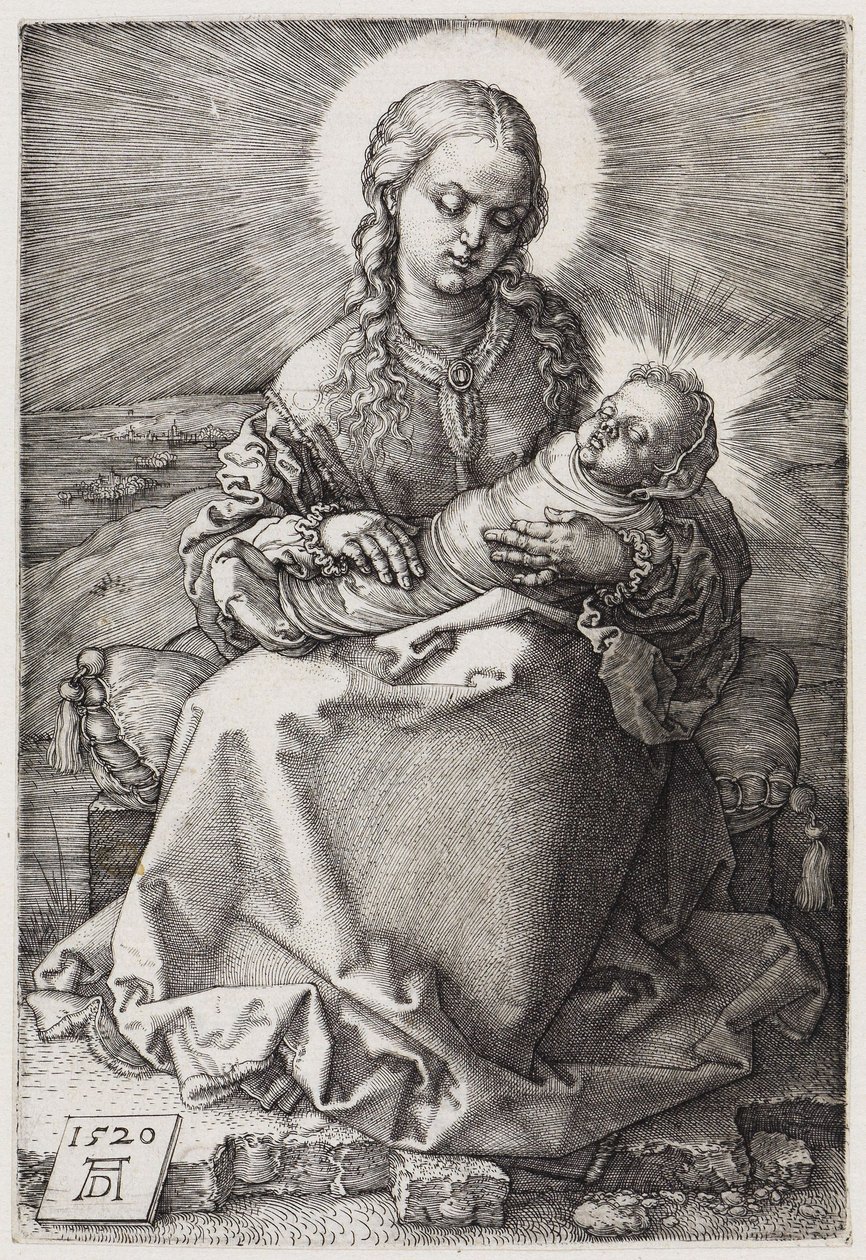 Maria z niemowlęciem w chustce autorstwa Albrecht Dürer