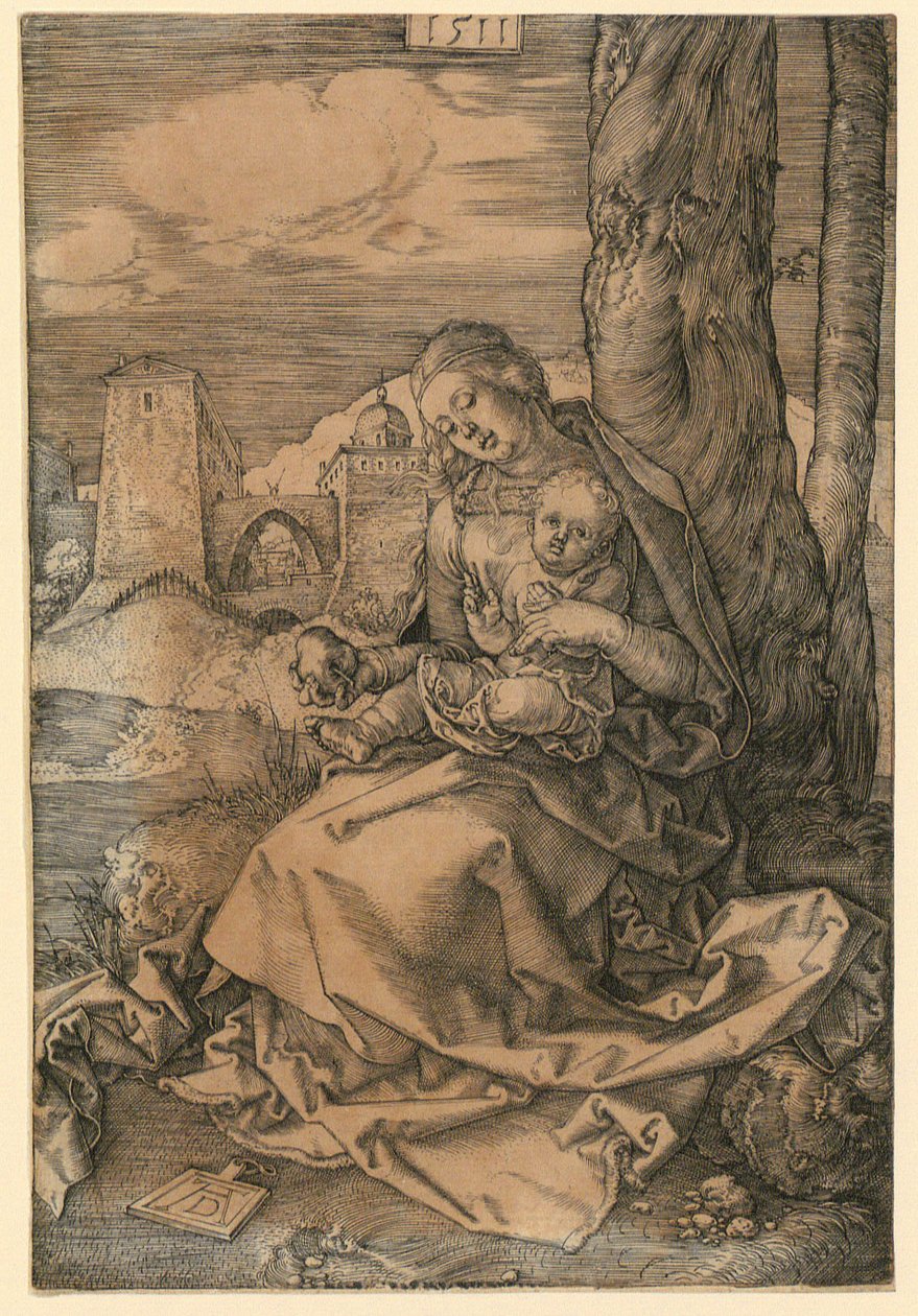Maria z gruszką autorstwa Albrecht Dürer