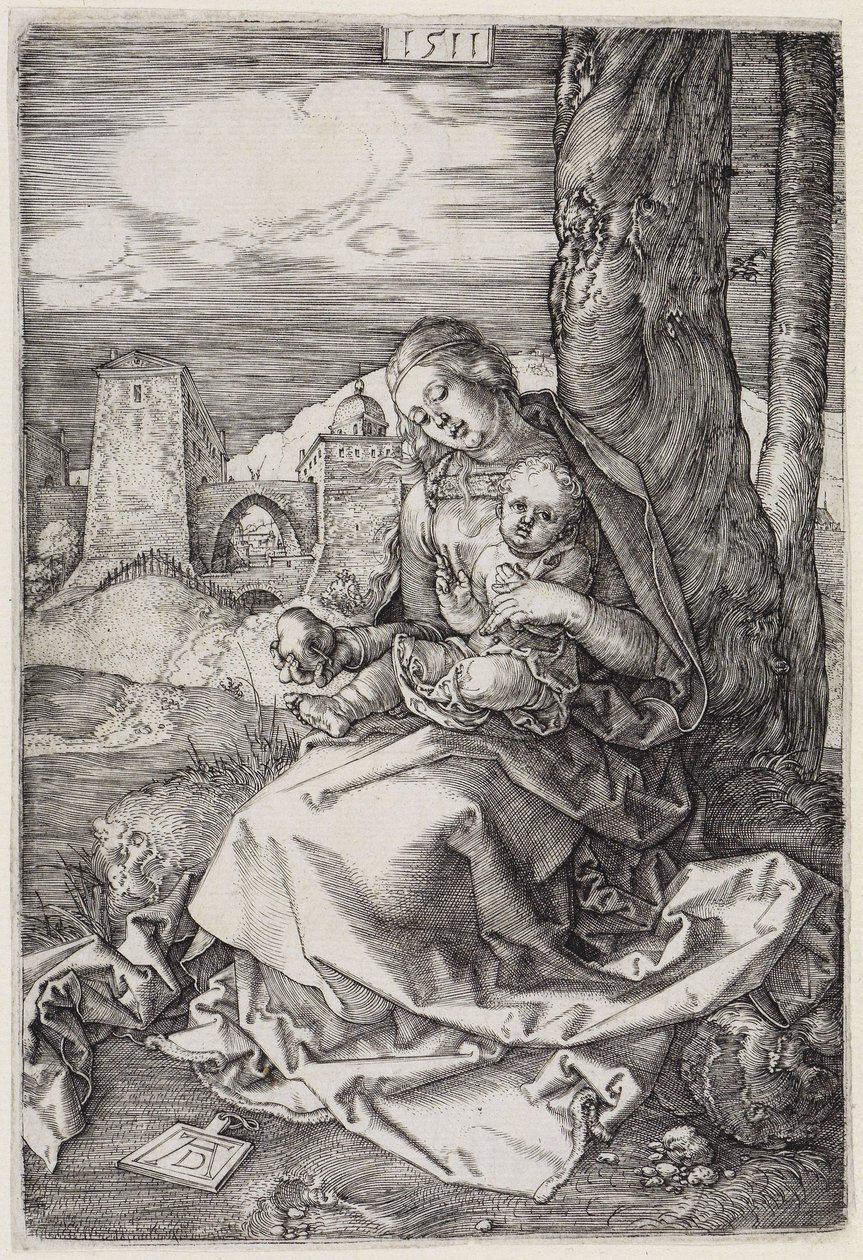 Maria z gruszką autorstwa Albrecht Dürer