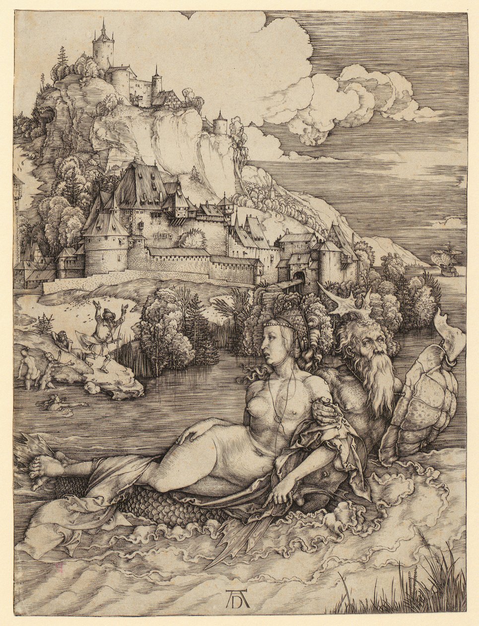 Maria z małpą autorstwa Albrecht Dürer