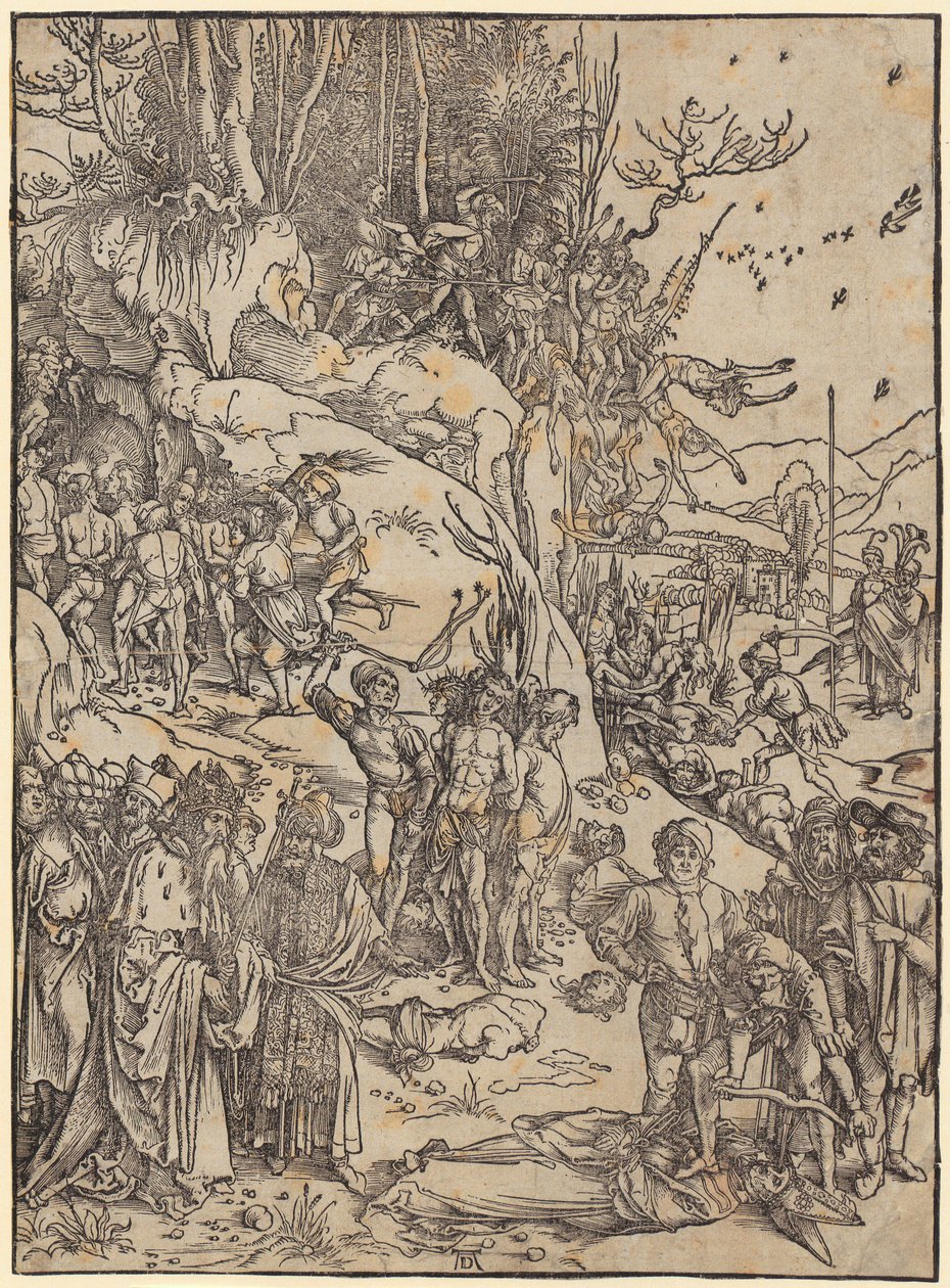 Męczeństwo dziesięciu tysięcy autorstwa Albrecht Dürer