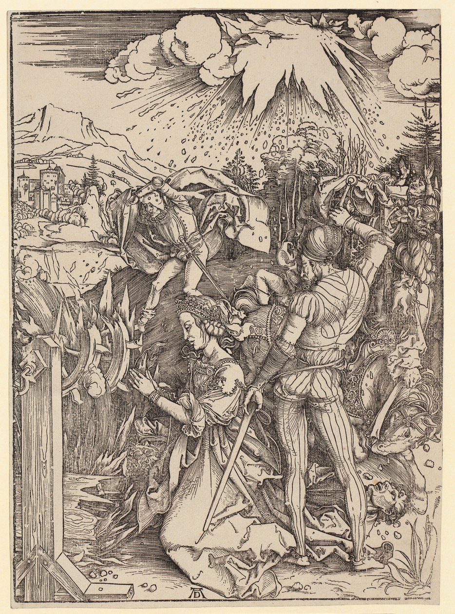 Męczeństwo św. Katarzyny autorstwa Albrecht Dürer