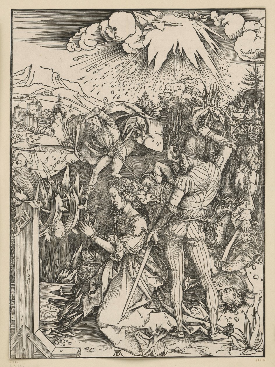 Męczeństwo świętej Katarzyny autorstwa Albrecht Dürer