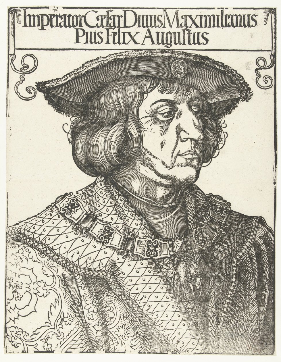 Maksymilian I autorstwa Albrecht Dürer
