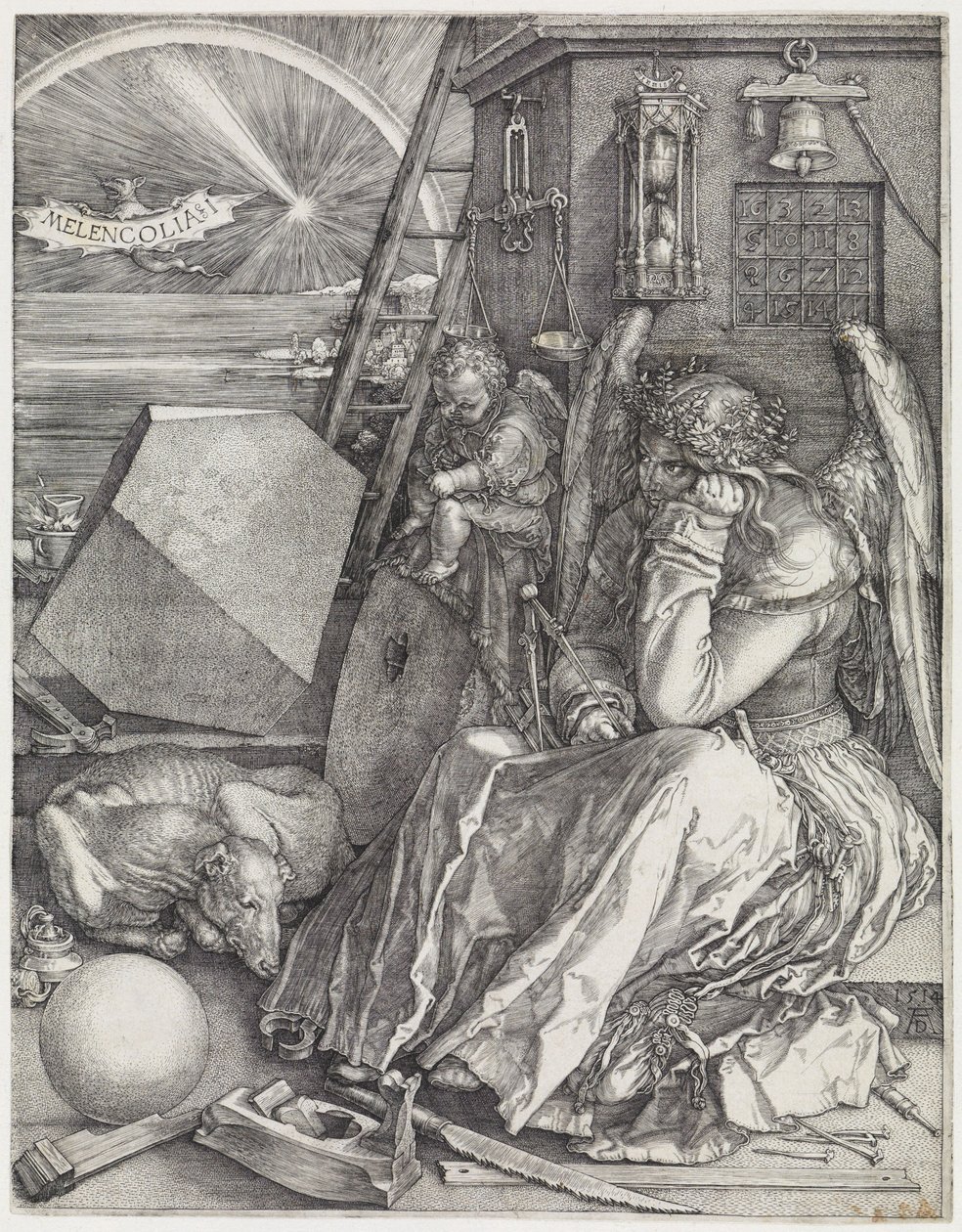 Melencolia I (Melancholia) autorstwa Albrecht Dürer