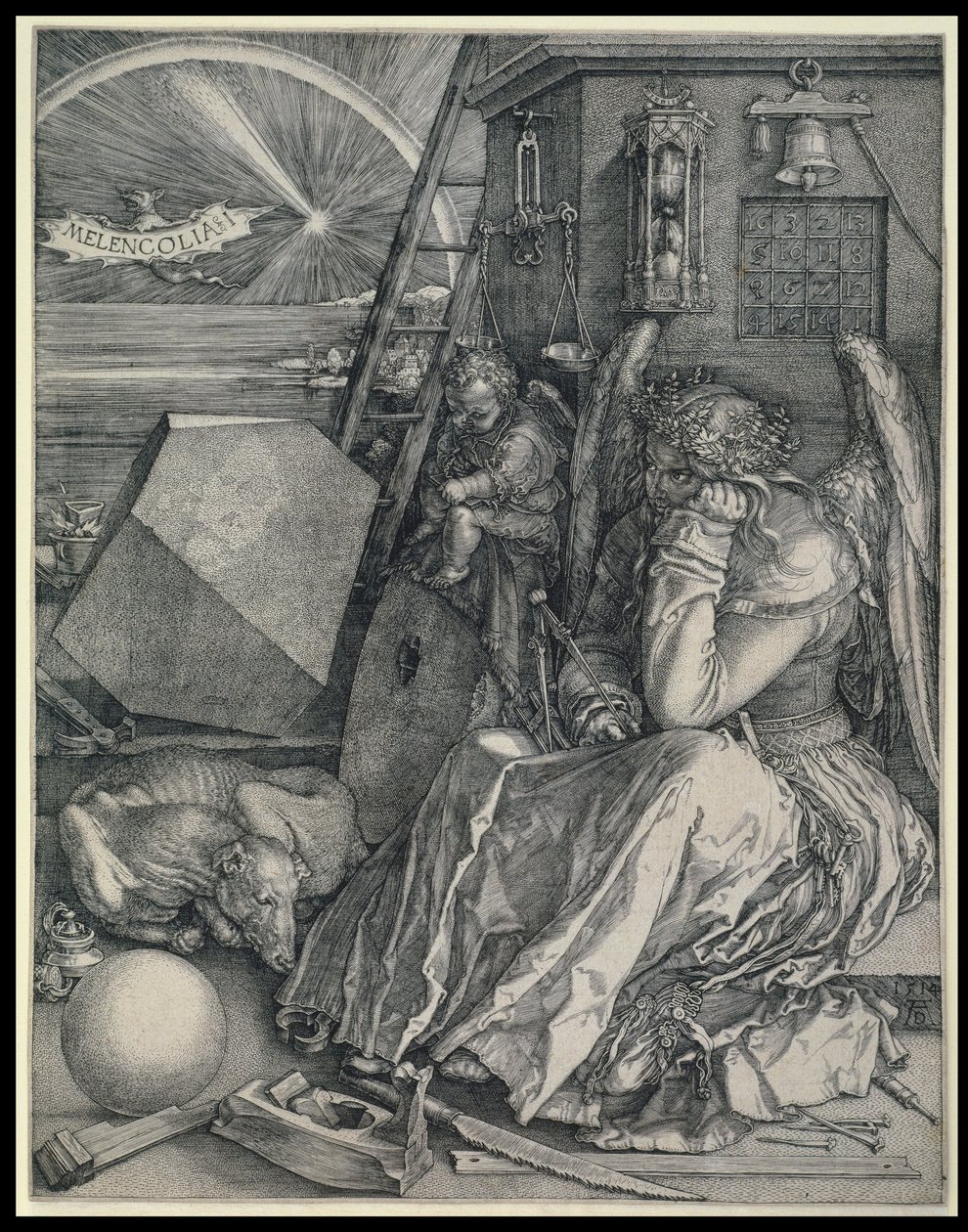 Melencolia I (Melancholia) autorstwa Albrecht Dürer