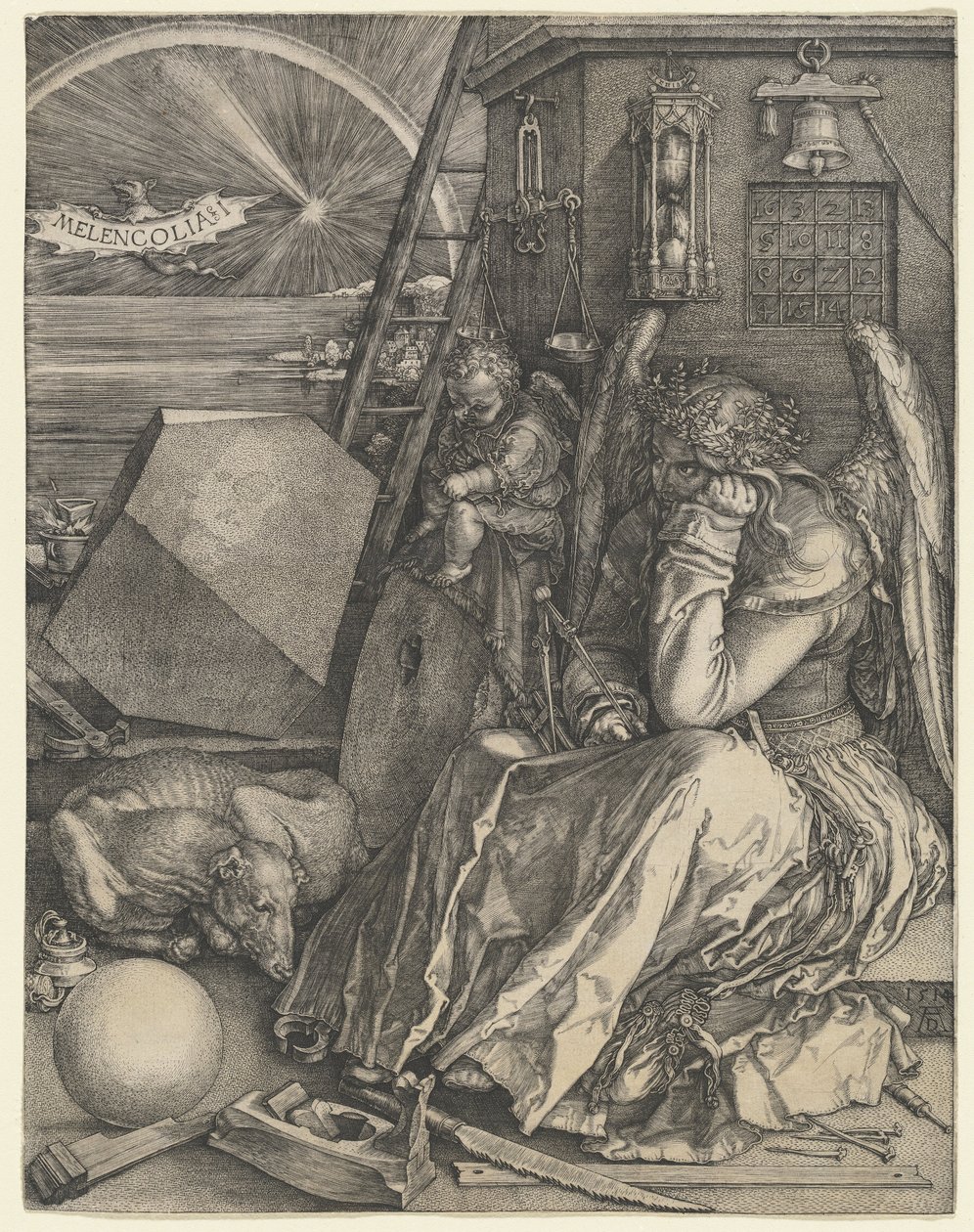Melencolia I autorstwa Albrecht Dürer