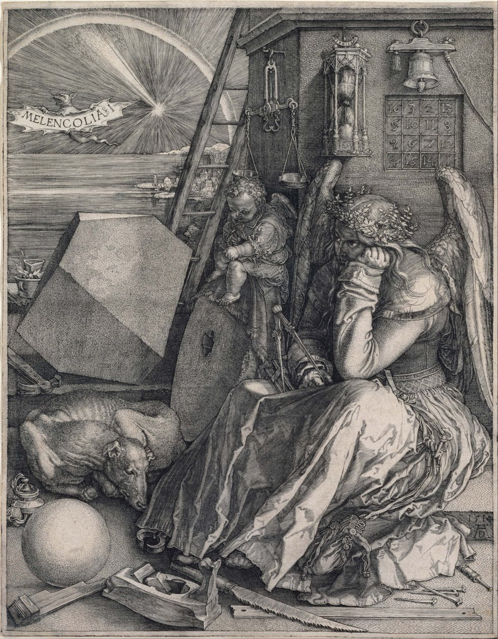 Melencolia I autorstwa Albrecht Dürer