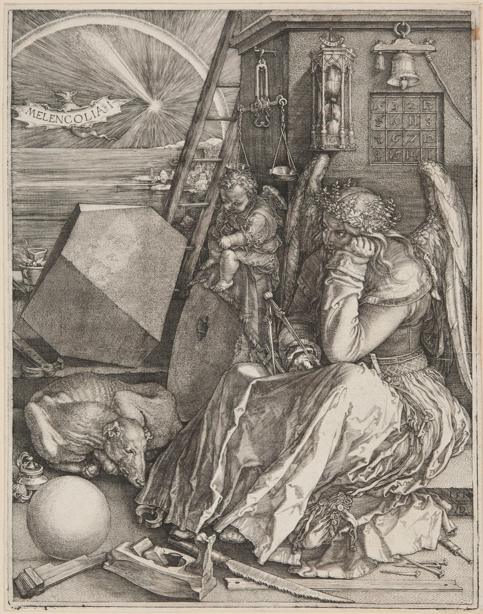 Melencolia I autorstwa Albrecht Dürer