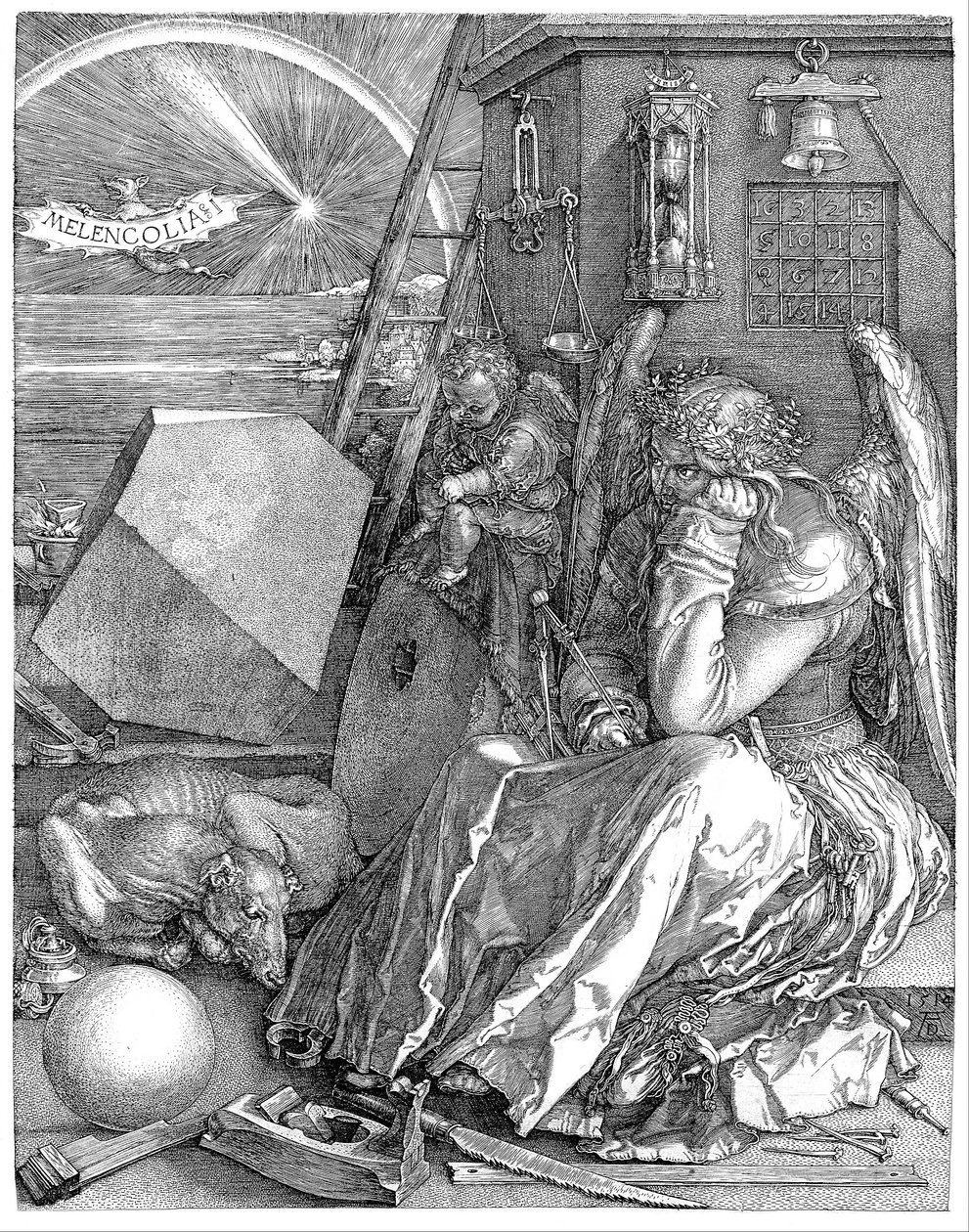 Melencolia I autorstwa Albrecht Dürer