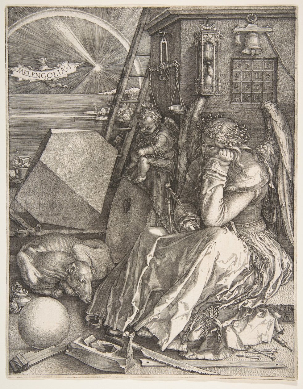 Melencolia I autorstwa Albrecht Dürer