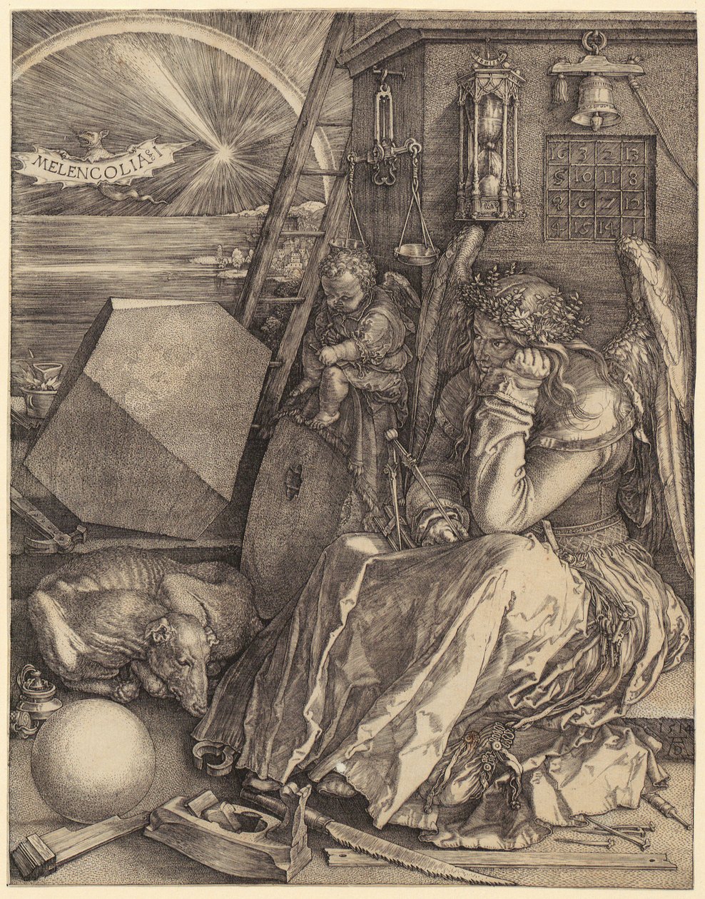 Melencolia I autorstwa Albrecht Dürer