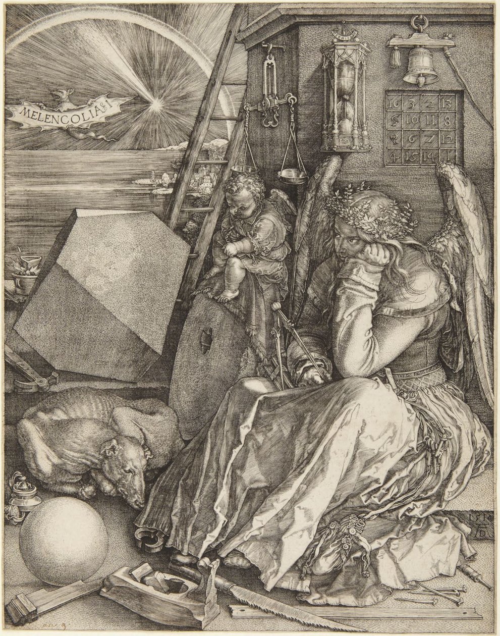 Melencolia I autorstwa Albrecht Dürer