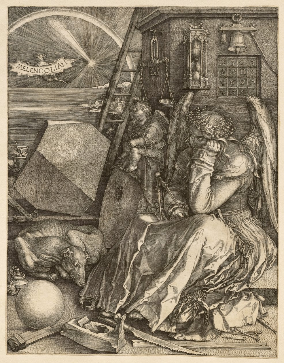 Melencolia I autorstwa Albrecht Dürer