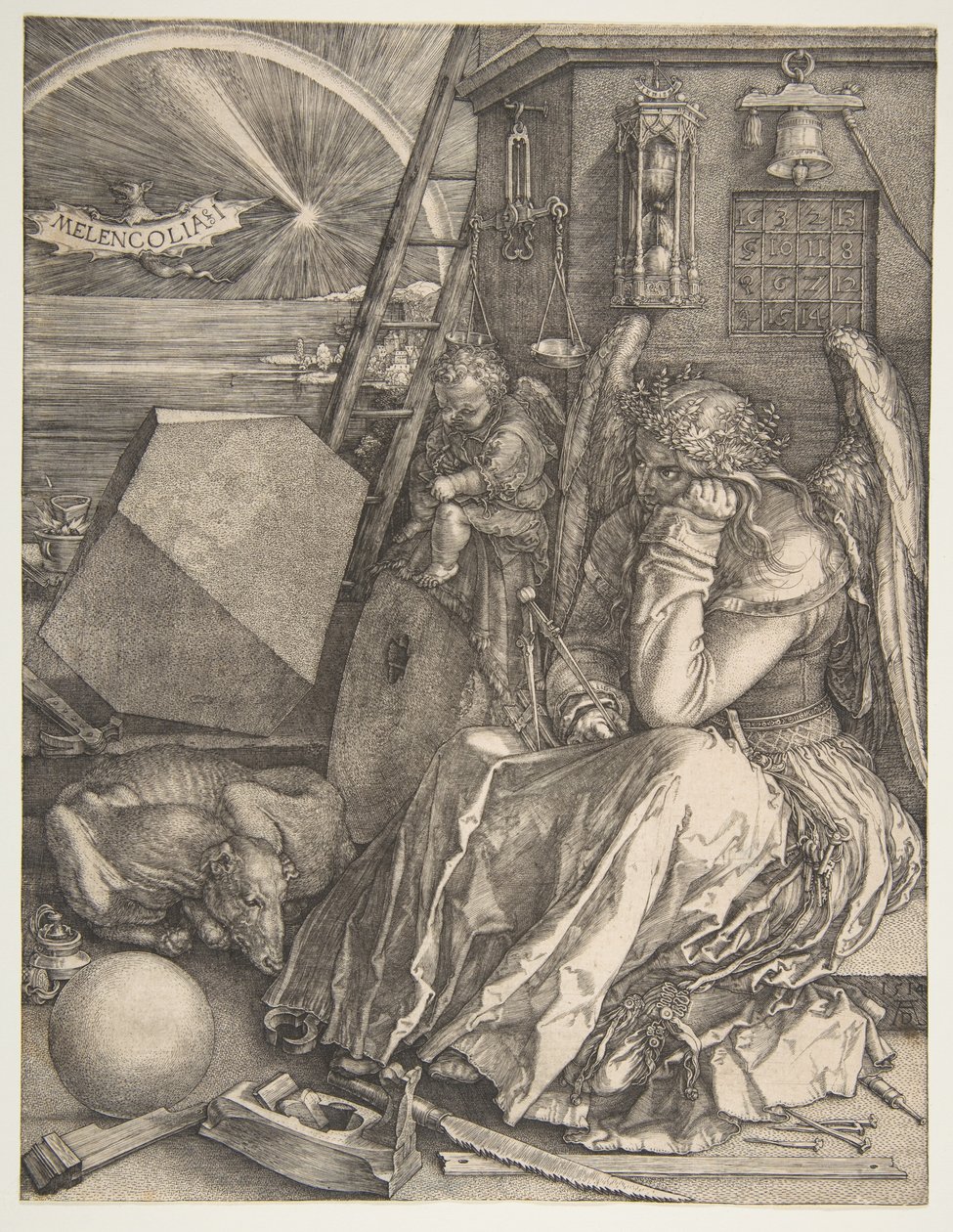 Melencolia I autorstwa Albrecht Dürer